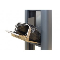 Dispenser e bidoncino modello PREMIUM per sacchetti cani